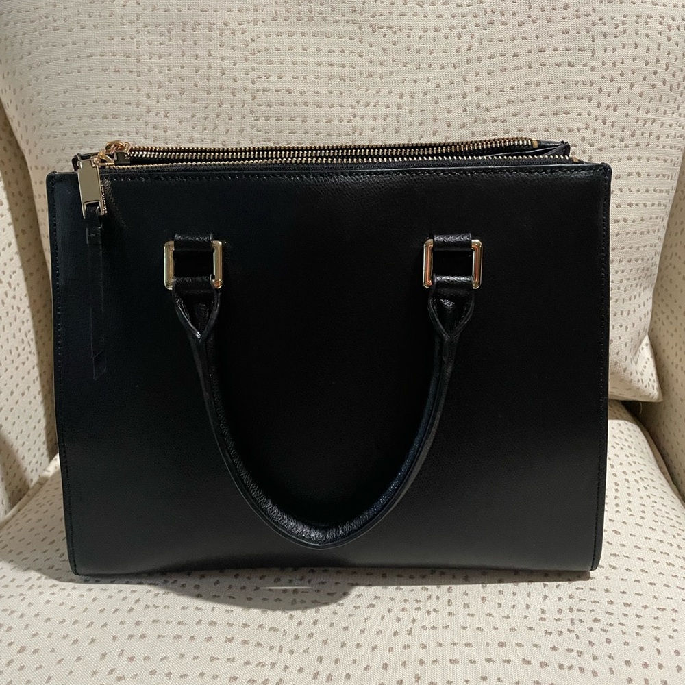 Calvin Klein Black Leather Handbag